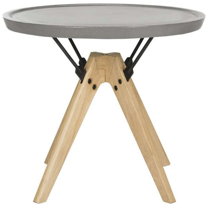 Safavieh - Farmond In/Outdoor Side Table - Dark Grey - VNN1027A veiw 1
