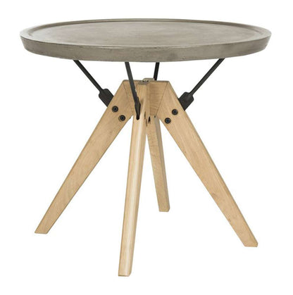 Safavieh - Farmond In/Outdoor Side Table - Dark Grey - VNN1027A veiw 2