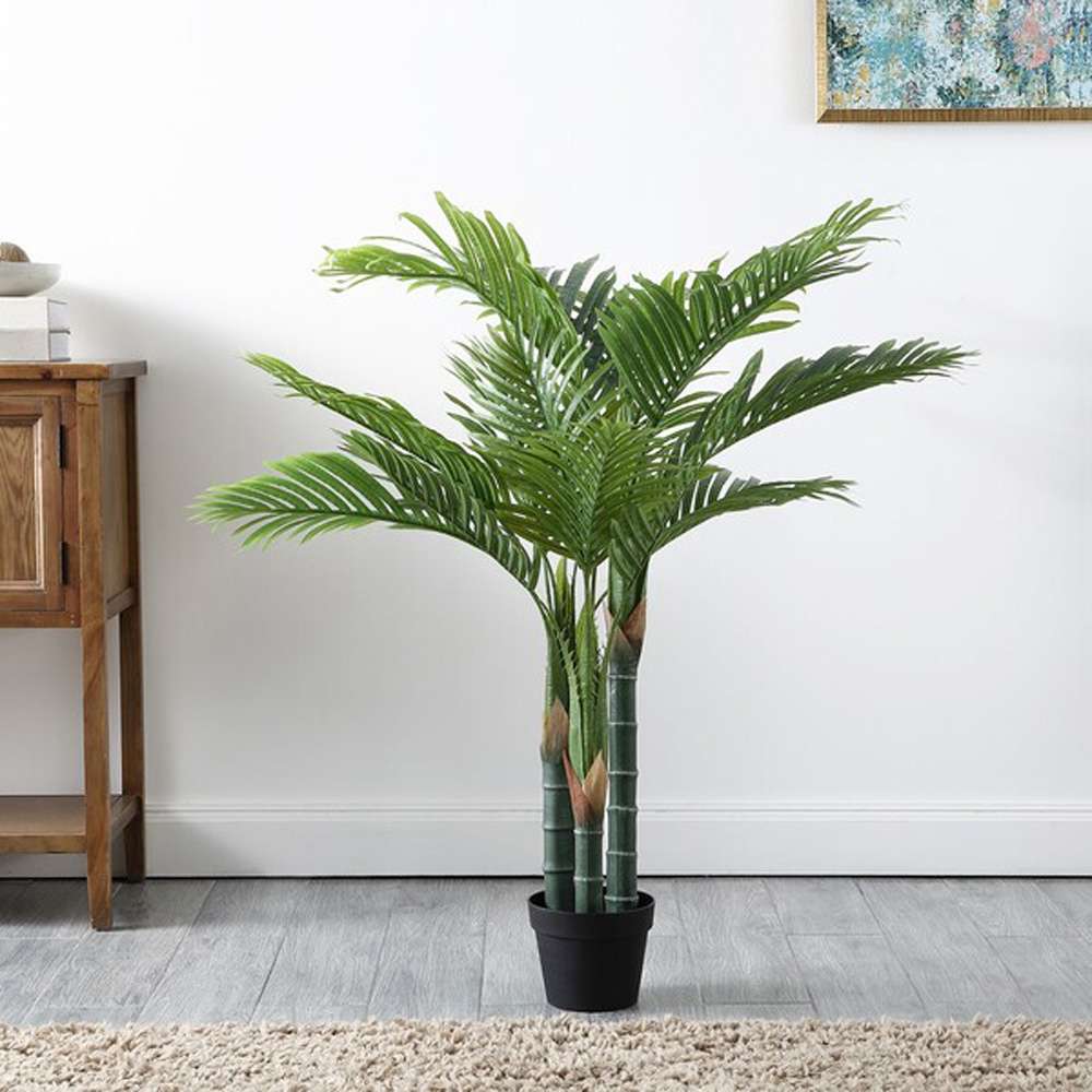 Safavieh - Faux 49in Potted Palm Tree - Green - FXP2006A veiw 1