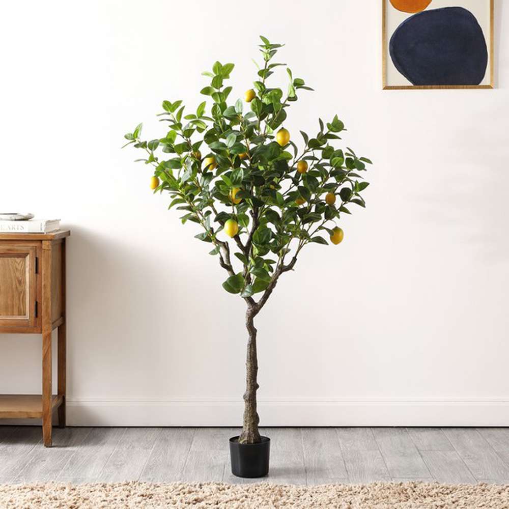 Safavieh - Faux 60in  Potted Lemon Tree - Green - Yellow - FXP2011A veiw 1