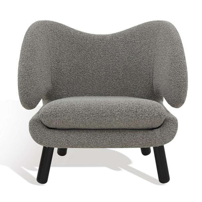 Safavieh - Couture - Felicia Contemporary Chair - Light Grey - Black - SFV4799D veiw 2