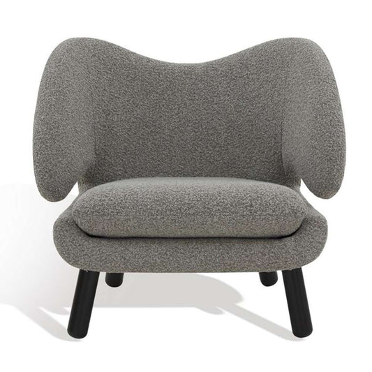 Safavieh - Couture - Felicia Contemporary Chair - Light Grey - Black - SFV4799D veiw 2