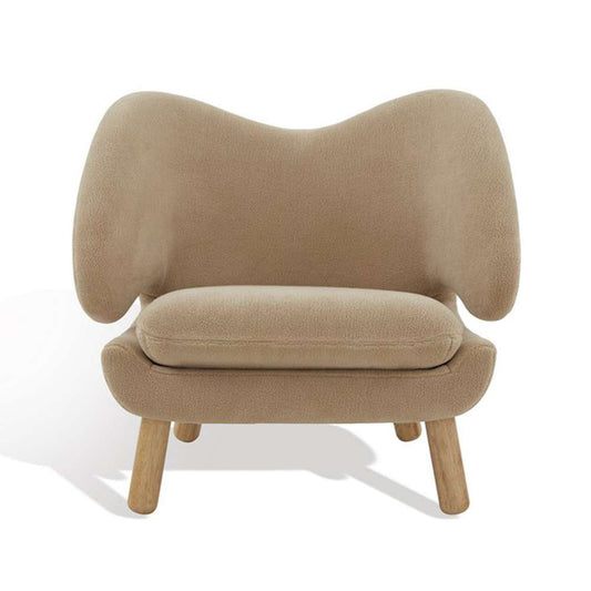 Safavieh - Couture - Felicia Contemporary Chair - Tan - Natural - SFV4799B veiw 2