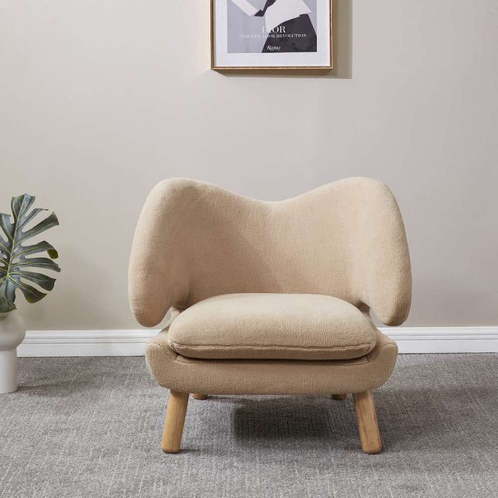 Safavieh - Couture - Felicia Contemporary Chair - Tan - Natural - SFV4799B veiw 3
