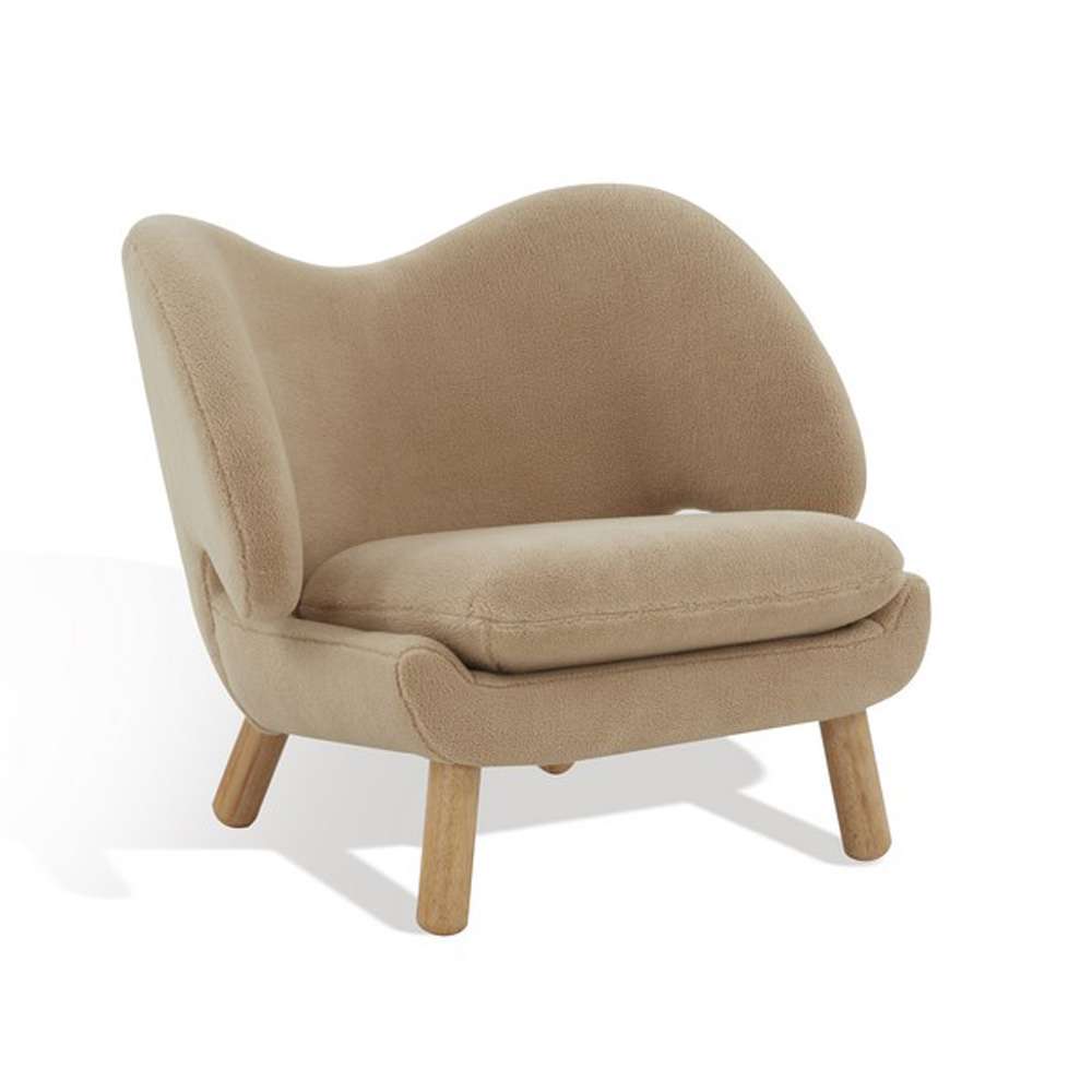 Safavieh - Couture - Felicia Contemporary Chair - Tan - Natural - SFV4799B veiw 4