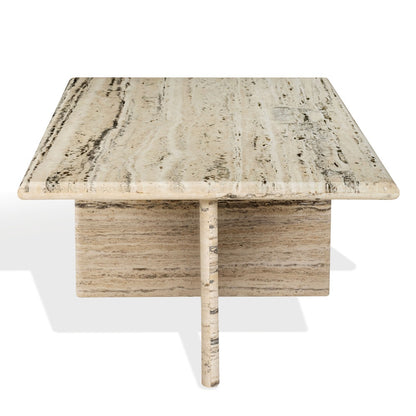 Safavieh - Feliciandra Rectangle Travertine Coffee Table / Travertine - SFV9772A-2BX view 4