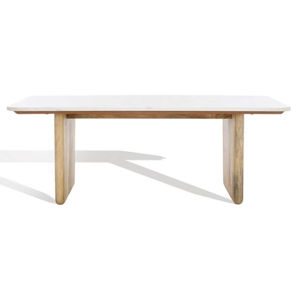 Safavieh - Couture - Felicity Marble Coffee Table - Natural - White - SFV5748A veiw 3