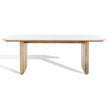 Safavieh - Couture - Felicity Marble Coffee Table - Natural - White - SFV5748A veiw 3