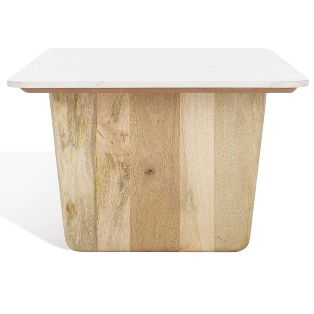 Safavieh - Couture - Felicity Marble Coffee Table - Natural - White - SFV5748A veiw 5