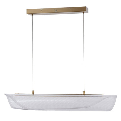 Safavieh - Fenric Acrylic Linear Pendant / Clear / Gold - CTL1120A view 1