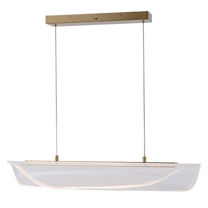 Safavieh - Fenric Acrylic Linear Pendant / Clear / Gold - CTL1120A view 2