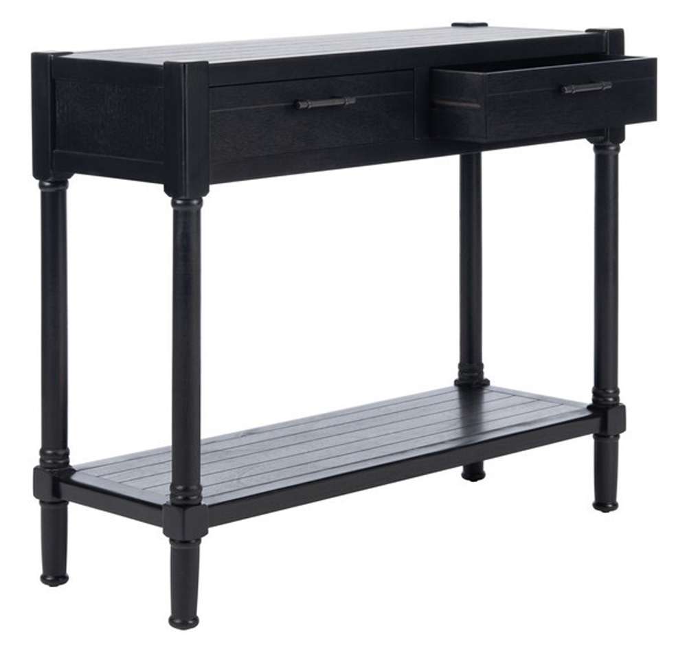 Safavieh - Filbert 2Drw Console Table - Black - CNS5716B veiw 3