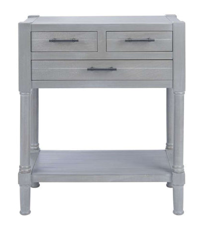 Safavieh - Filbert 3Drw Console Table - White Wash Grey - CNS5717D veiw 1