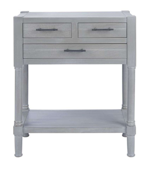 Safavieh - Filbert 3Drw Console Table - White Wash Grey - CNS5717D veiw 1
