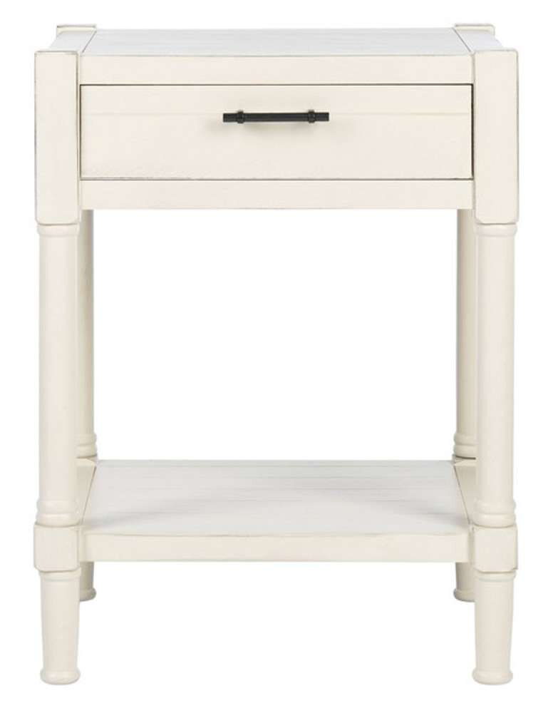 Safavieh - Filbert Accent Table - Distressed White  - ACC5711A veiw 1