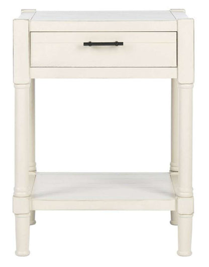 Safavieh - Filbert Accent Table - Distressed White  - ACC5711A veiw 1