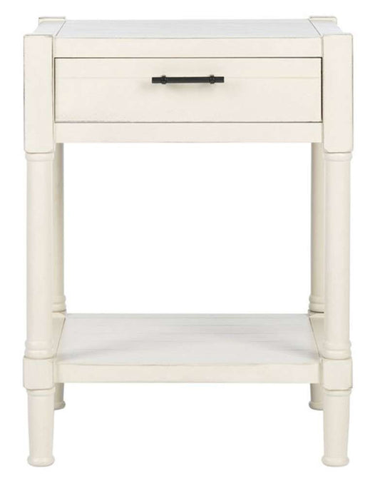 Safavieh - Filbert Accent Table - Distressed White  - ACC5711A veiw 1