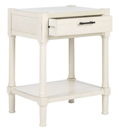 Safavieh - Filbert Accent Table - Distressed White  - ACC5711A veiw 3