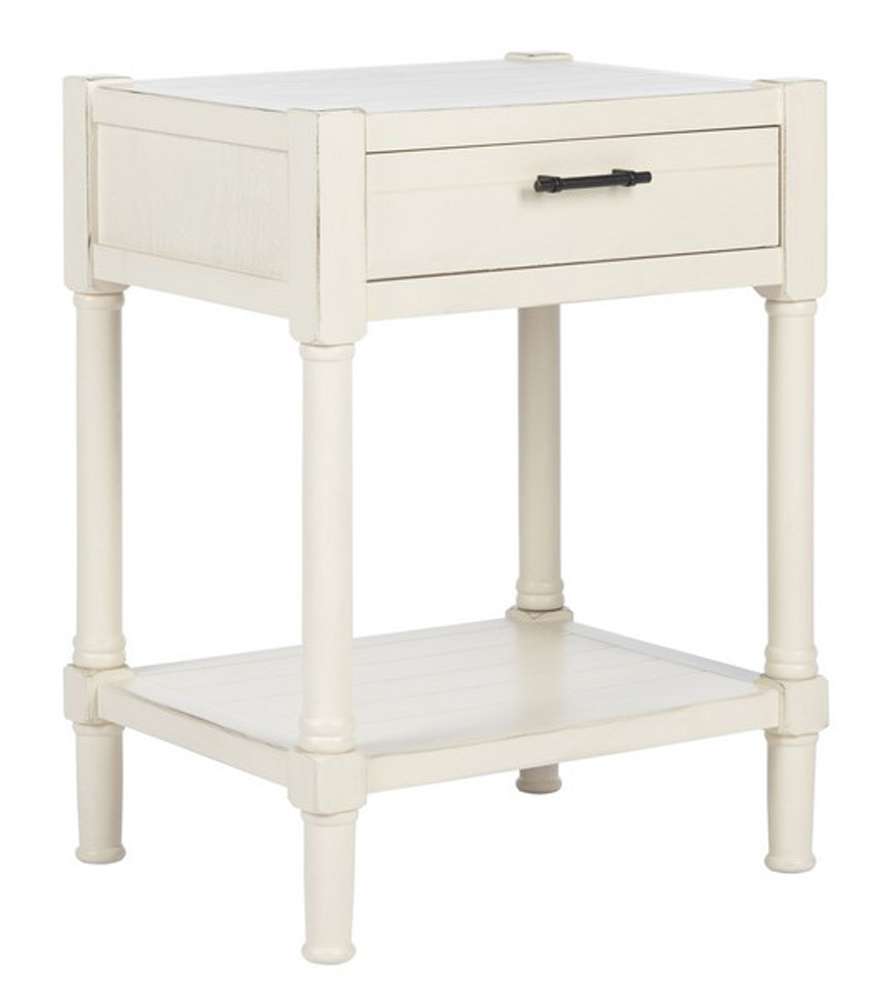 Safavieh - Filbert Accent Table - Distressed White  - ACC5711A veiw 4
