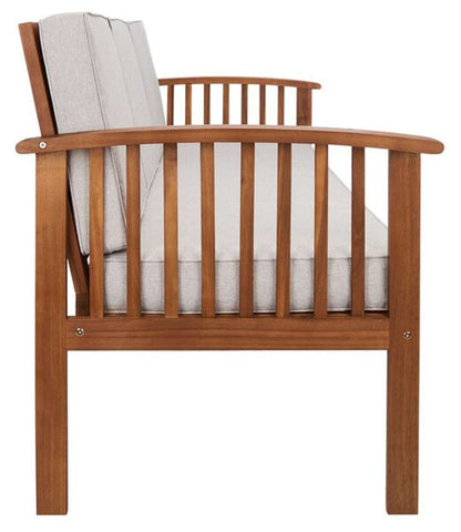 Safavieh - Finnick Outdoor Bench - Natural - Light Grey - PAT7303E veiw 4