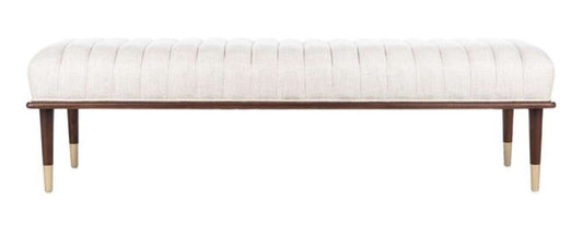 Safavieh - Couture - Flannery Mid-Century Bench - Cream - SFV9017A veiw 1