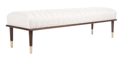 Safavieh - Couture - Flannery Mid-Century Bench - Cream - SFV9017A veiw 3