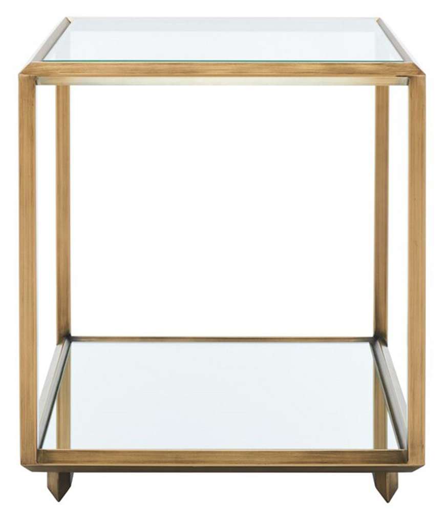 Safavieh - Couture - Florabella Mirrored Accent Table - Bronze - SFV9518A veiw 1