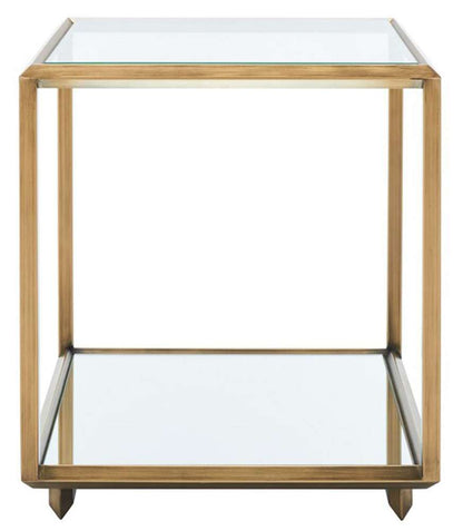 Safavieh - Couture - Florabella Mirrored Accent Table - Bronze - SFV9518A veiw 1