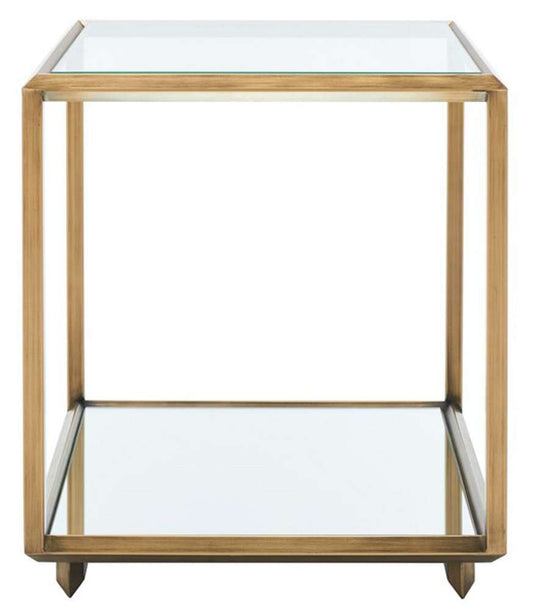 Safavieh - Couture - Florabella Mirrored Accent Table - Bronze - SFV9518A veiw 1
