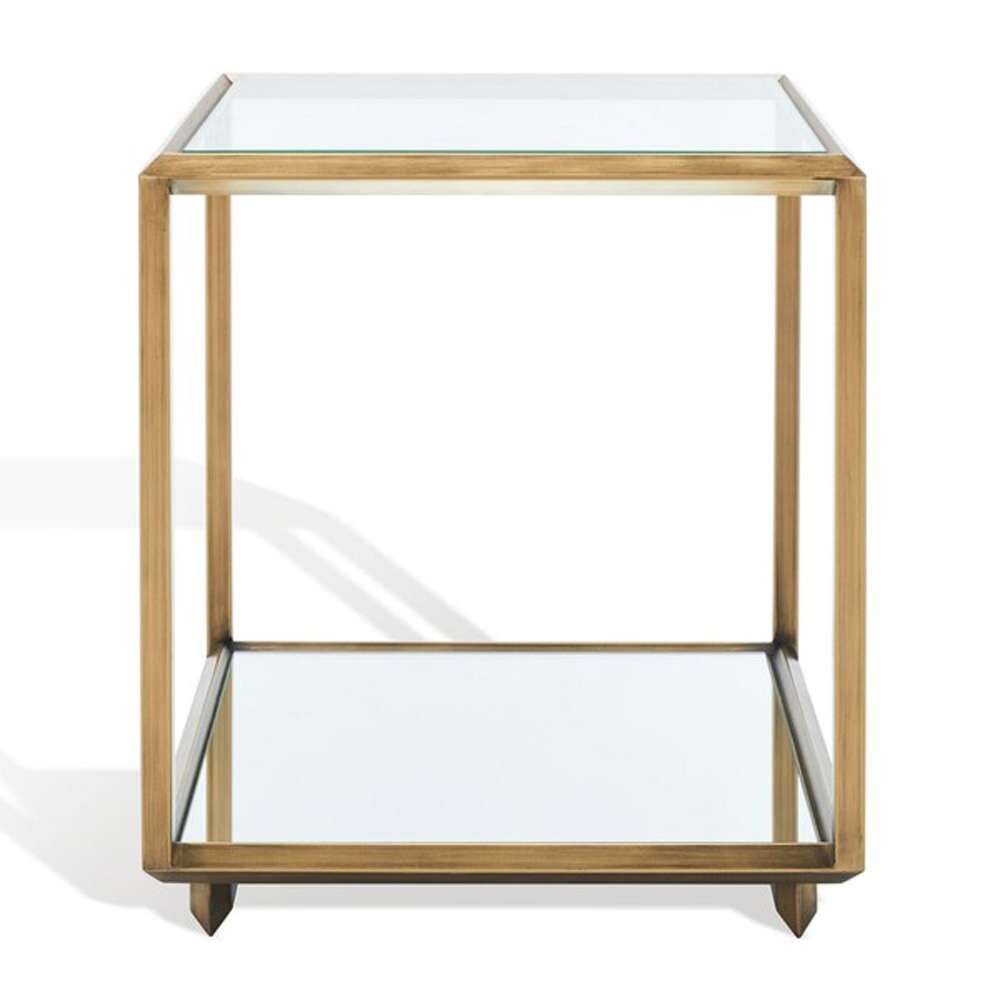 Safavieh - Couture - Florabella Mirrored Accent Table - Bronze - SFV9518A veiw 2