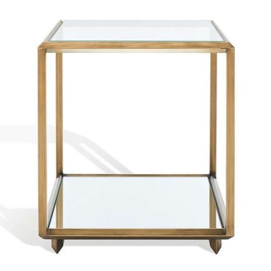 Safavieh - Couture - Florabella Mirrored Accent Table - Bronze - SFV9518A veiw 2
