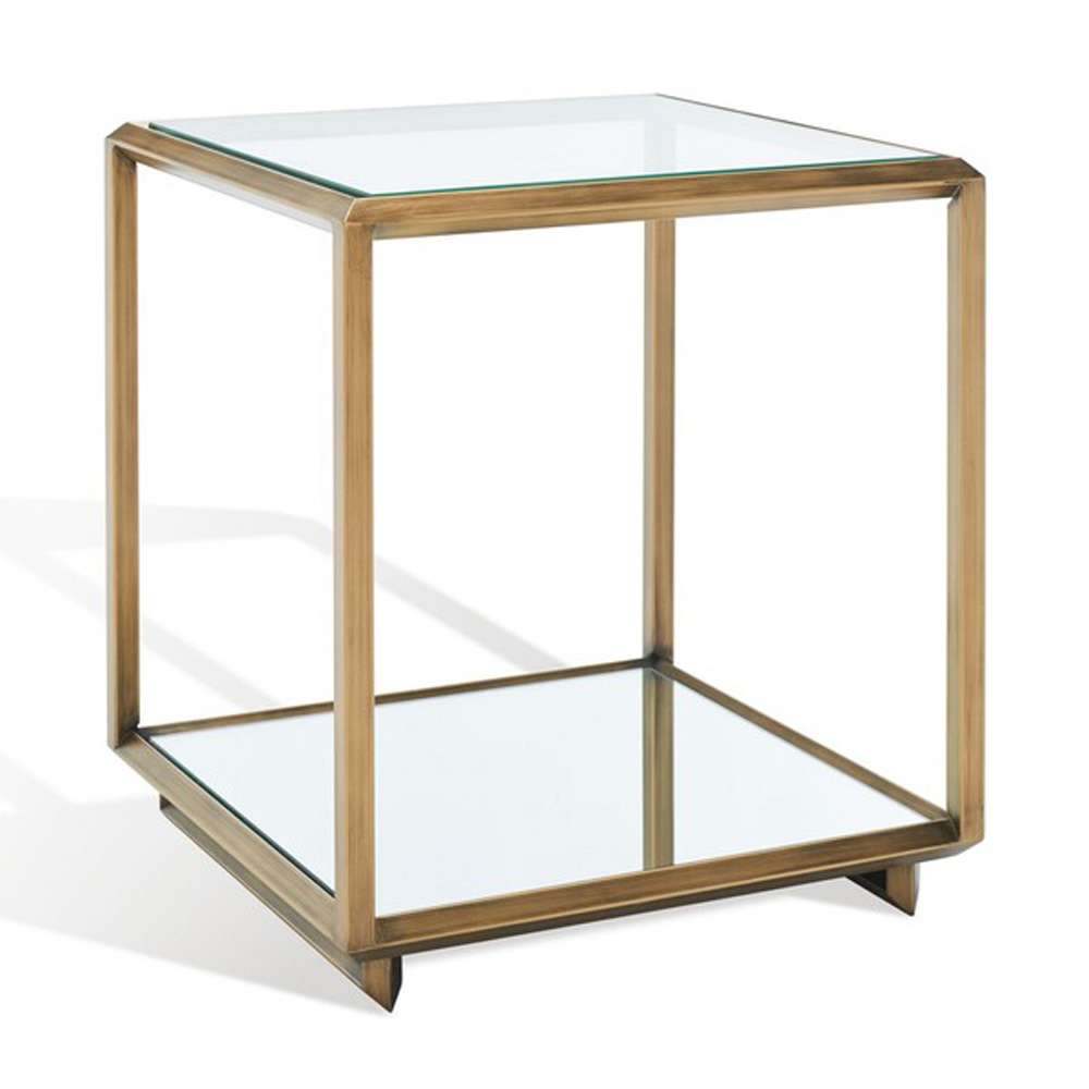 Safavieh - Couture - Florabella Mirrored Accent Table - Bronze - SFV9518A veiw 4