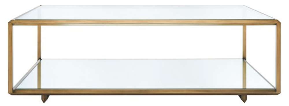 Safavieh - Couture - Florabella Mirrored Coffee Table - Bronze - SFV9517A veiw 1