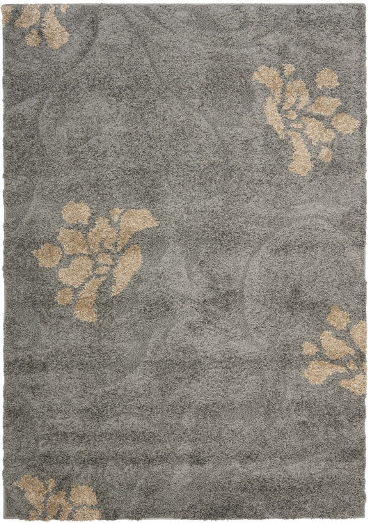 Safavieh - Florida Shag 464-8013 Grey Beige - 9.6" X 13" - SG464-8013-10 view 1