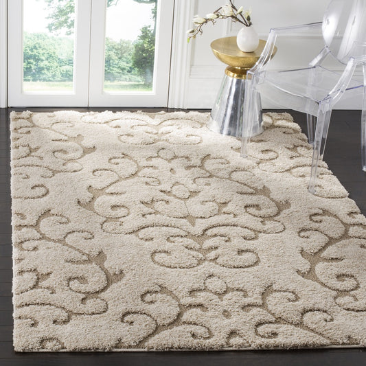 Safavieh - Florida Shag 470-1113 Cream Beige - 6" X 8" - SG470-1113-68 view 2