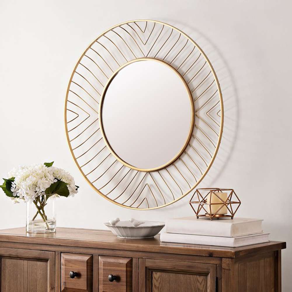 Safavieh - Fonna 30in Mirror - Gold - MRR1046A veiw 2