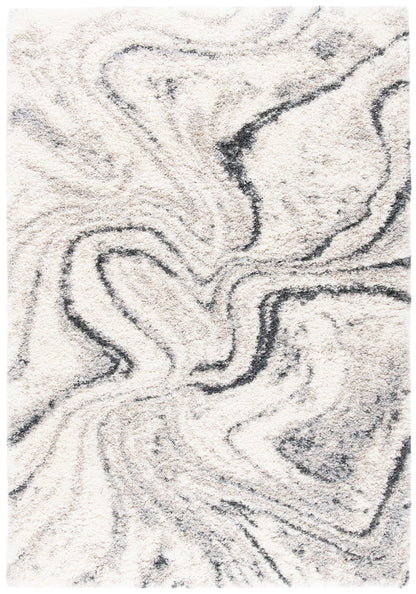 Safavieh - Fontana Shag 848A Ivory / Grey - 6" X 8" - FNT848A-68 view 1