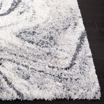 Safavieh - Fontana Shag 848A Ivory / Grey - 6" X 8" - FNT848A-68 view 3