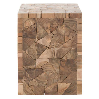 Safavieh - Forbes Square Stool - Medium Oak - FOX1007A veiw 1