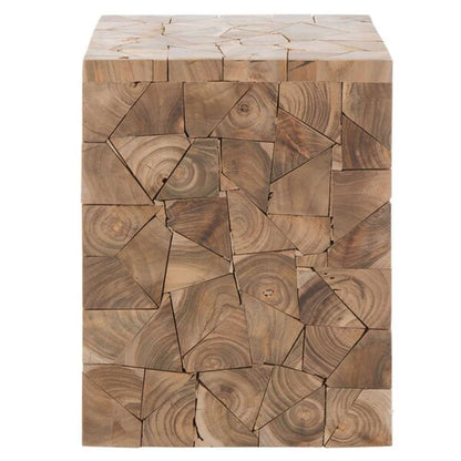 Safavieh - Forbes Square Stool - Medium Oak - FOX1007A veiw 4