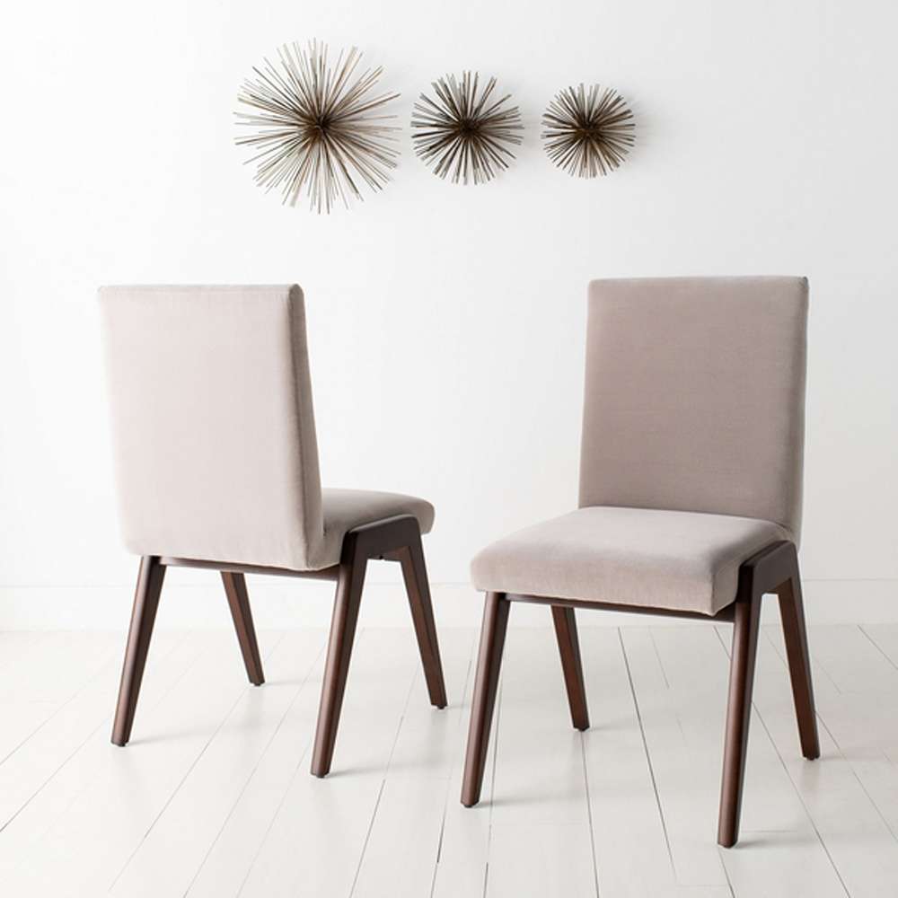 Safavieh - Couture - Forrest Dining Chair - Light Grey  (Set of 2) - SFV7502C-SET2 veiw 2
