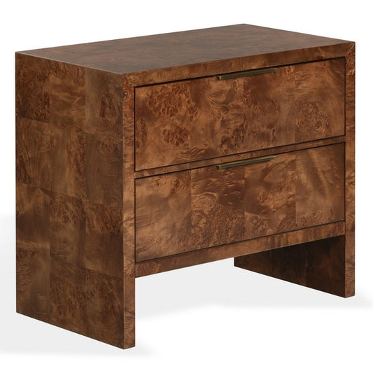 Safavieh - Francene Burl Wood Nightstand / Walnut Burl - SFV2228A view 1