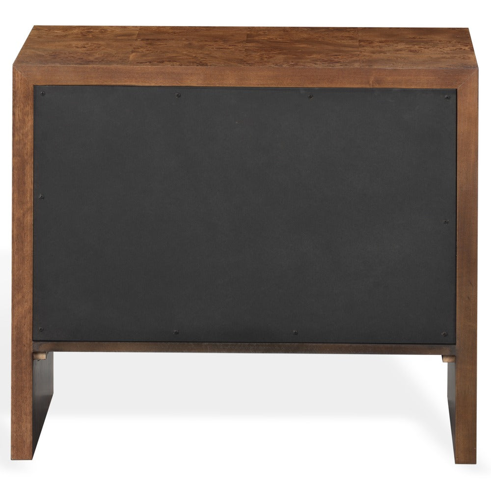 Safavieh - Francene Burl Wood Nightstand / Walnut Burl - SFV2228A view 3