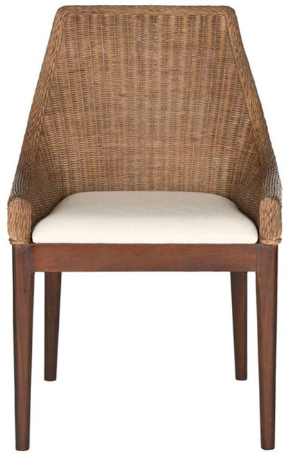 Safavieh - Franco Sloping Chair - Brown&Natural - White - SEA4000B veiw 1