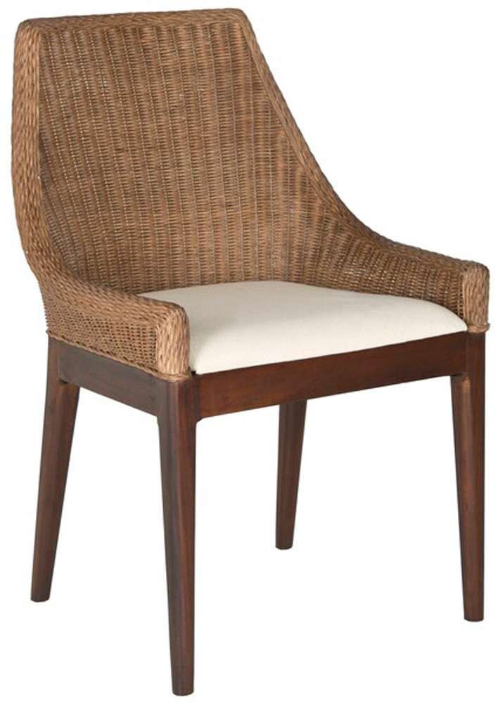 Safavieh - Franco Sloping Chair - Brown&Natural - White - SEA4000B veiw 3
