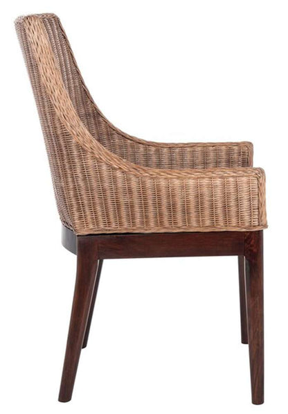 Safavieh - Franco Sloping Chair - Brown&Natural - White - SEA4000B veiw 4