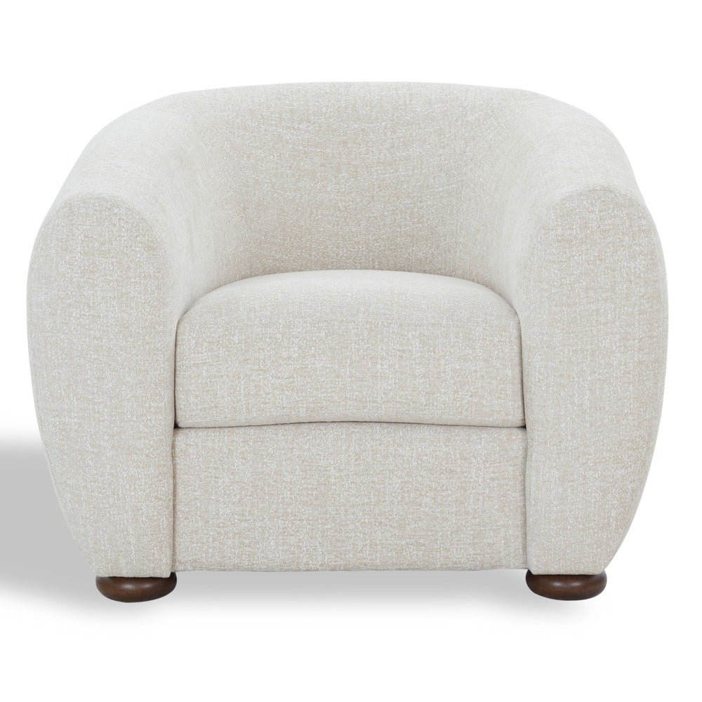 Safavieh - Freddy Barrel Back Accent Chair / Taupe - SFV5151A view 1