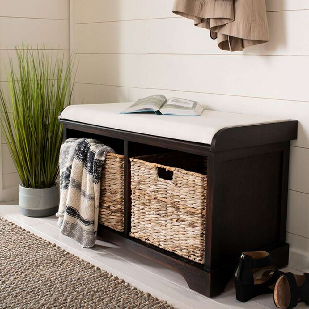 Safavieh - Freddy Storage Bench - Brown - AMH5736A veiw 2