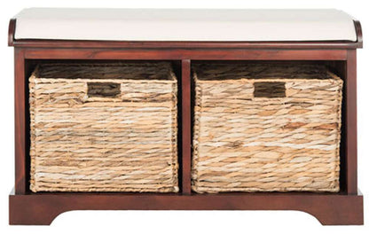 Safavieh - Freddy Storage Bench - Cherry - AMH5736E veiw 1