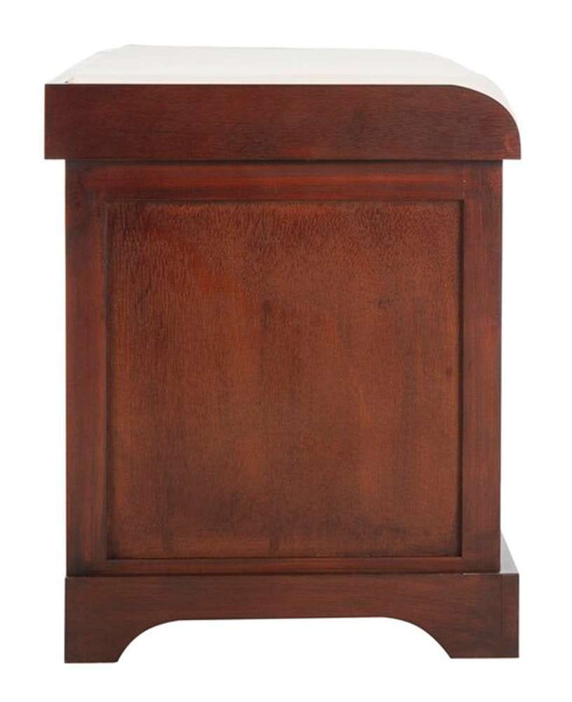 Safavieh - Freddy Storage Bench - Cherry - AMH5736E veiw 4